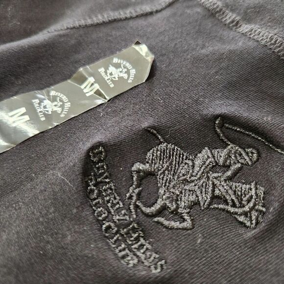 Beverly Hills polo club legging Women Medium Black Soft Cotton High Waist.   B14 - Picture 6 of 11